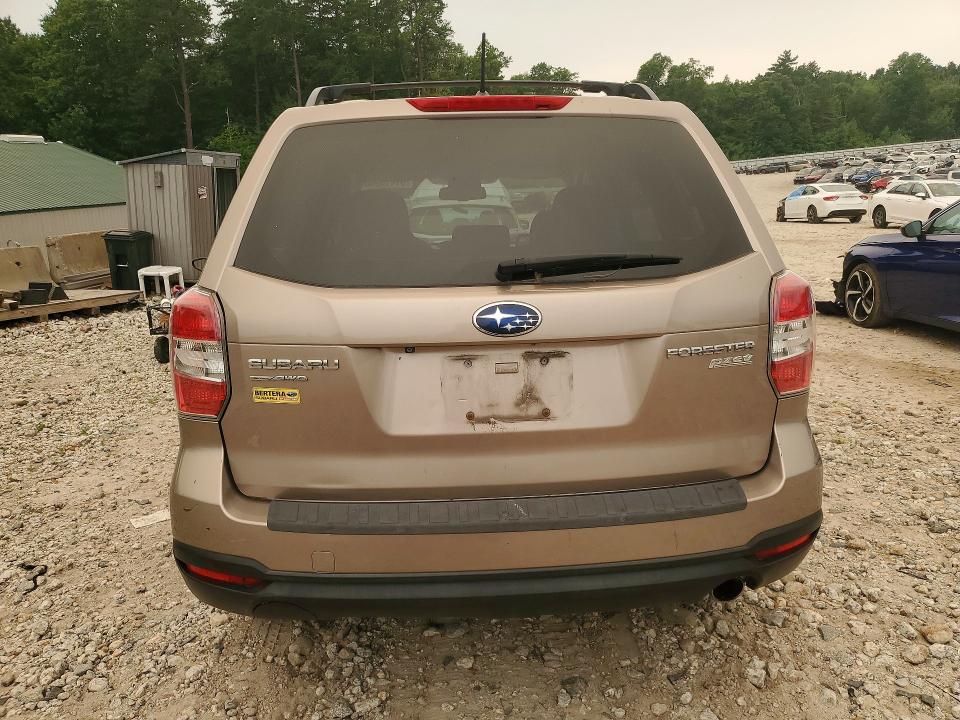 2014 Subaru Forester VIN JF2SJACC2EG545604 COPART salvage auction — UNDERCARRIAGE, MA - CERT OF TITLE-RECONSTRCTD COLL, sold $450 on 2026-07-29 (photo 6)