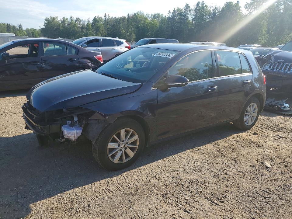 2018 Volkswagen Golf VIN 3VWG17AU1JM268766 COPART salvage auction — FRONT END, ON - PERMIT SALVAGE, sold $3,600 on 2026-07-28 (photo 1)