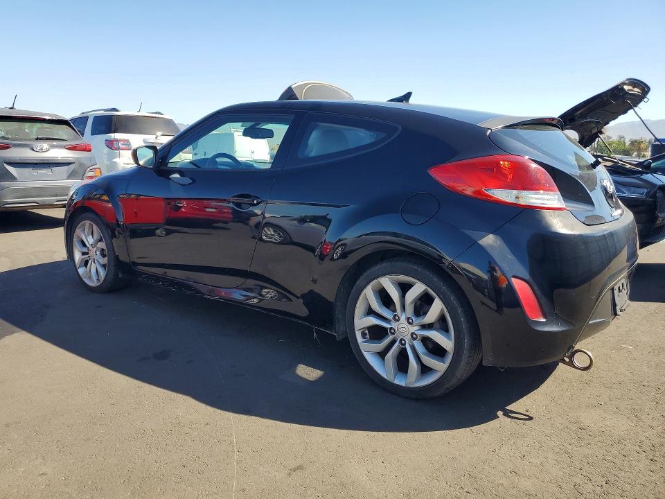 2012 Hyundai Veloster VIN KMHTC6AD3CU044222 COPART salvage auction — MINOR DENT/SCRATCHES, Ca - Cert Of Title-Lemon Law Buybac, sold $750 on 2026-07-13 (photo 2)
