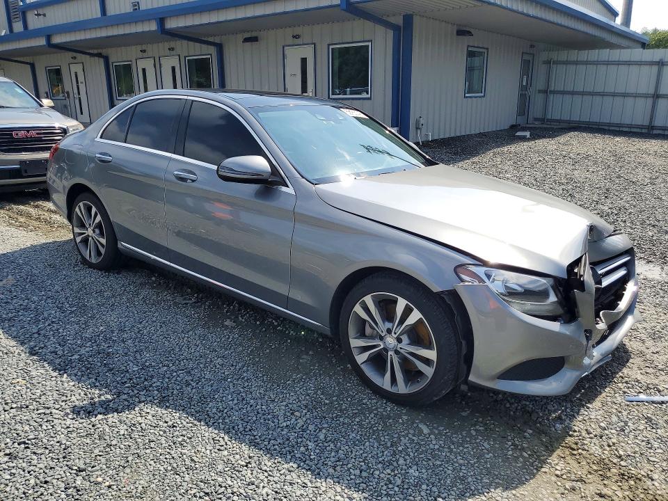 2016 Mercedes-benz C-klasse VIN WDDWF4KB3GR171089 COPART salvage auction — FRONT END, Nc - Salvage Certificate Of Title, sold $225 on 2026-08-20 (photo 4)