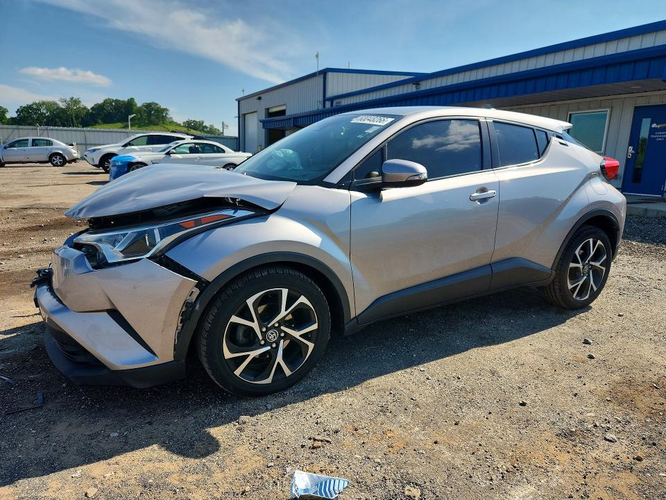 2018 Toyota C-hr VIN NMTKHMBX1JR055055 COPART salvage auction — FRONT END, Salvage Title, sold $175 on 2026-07-28 (photo 1)