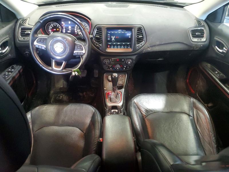 2017 Jeep Compass VIN 3C4NJDDB0HT630721 COPART salvage auction — FRONT END, MI - CERTIFICATE OF TITLE (P), sold $3,800 on 2026-09-03 (photo 8)