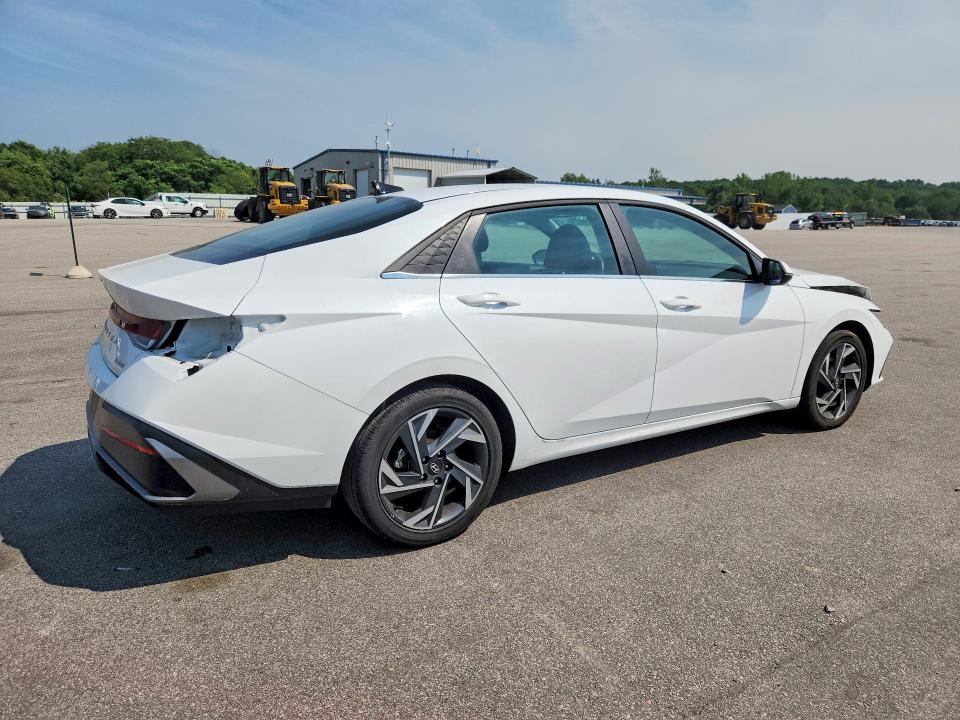 2025 Hyundai Elantra VIN KMHLP4DG9SU028989 COPART salvage auction — FRONT END, Oh - Certificate Of Title, sold $13,900 on 2026-07-20 (photo 3)