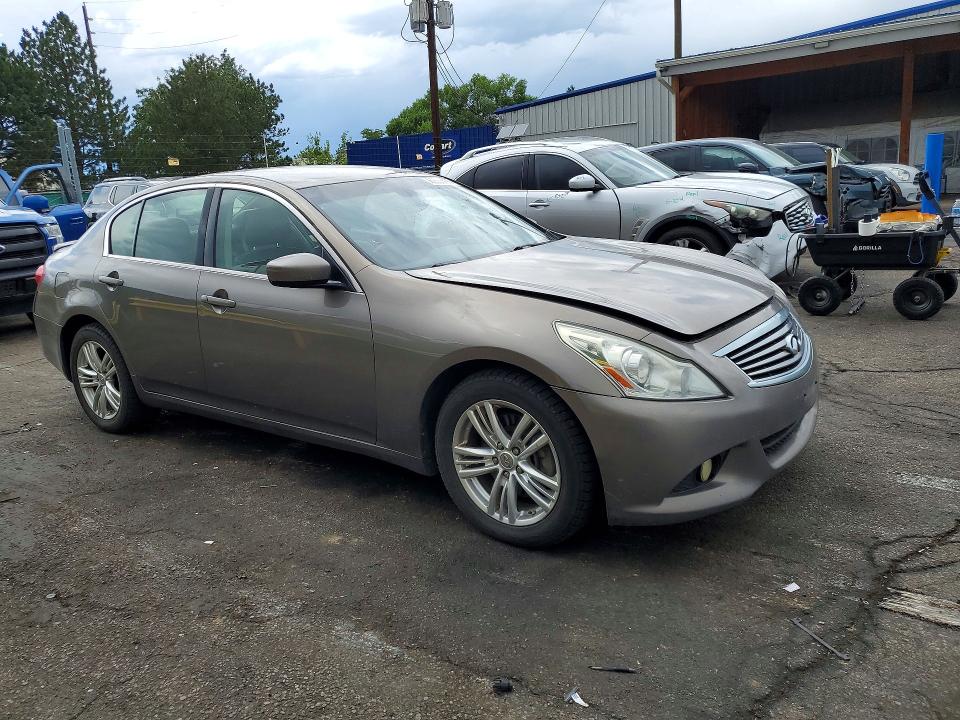 2010 Infiniti G VIN JN1CV6AR9AM452475 COPART salvage auction — SIDE, Co - Public - Salvage Title, sold $600 on 2026-07-14 (photo 4)