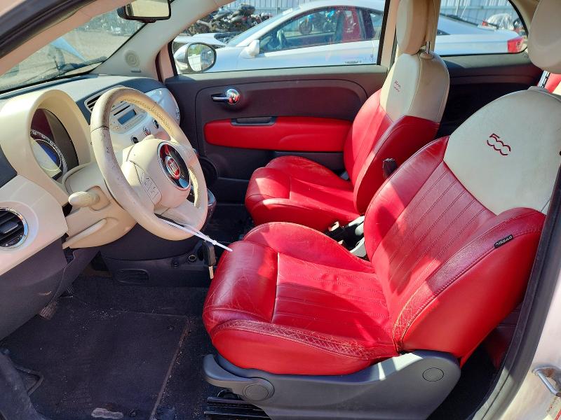 2012 Fiat 500 VIN 3C3CFFER9CT378478 COPART salvage auction — FRONT END, On - Permit Salvage, sold $200 on 2026-08-18 (photo 7)