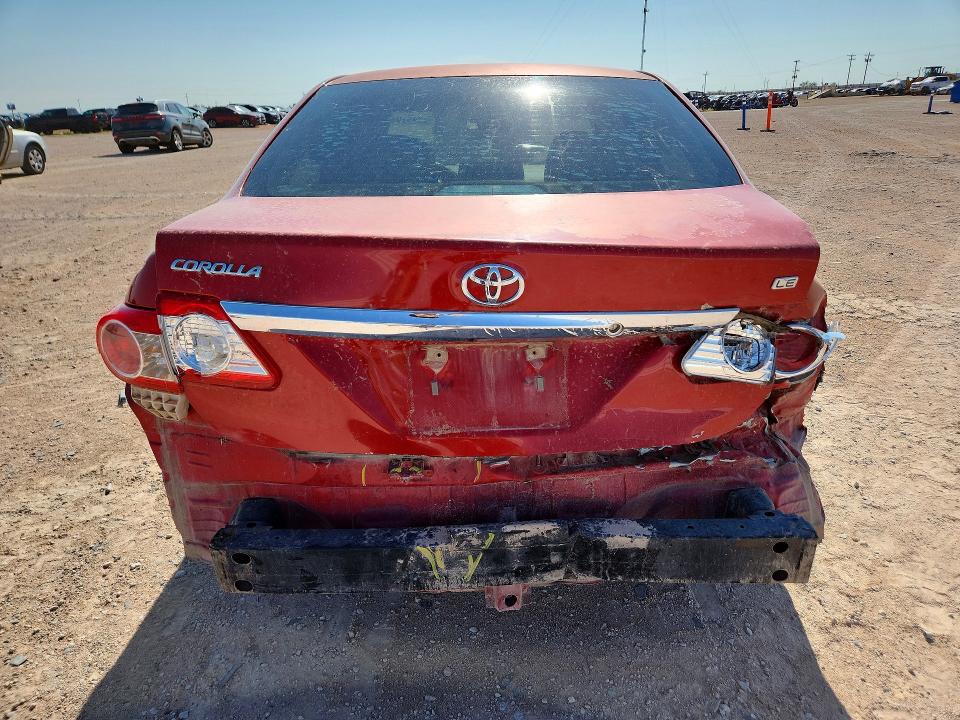 2013 Toyota Corolla VIN 5YFBU4EE6DP163434 COPART salvage auction — ALL OVER, TX - SALVAGE VEHICLE TITLE (P), sold $850 on 2026-07-15 (photo 6)