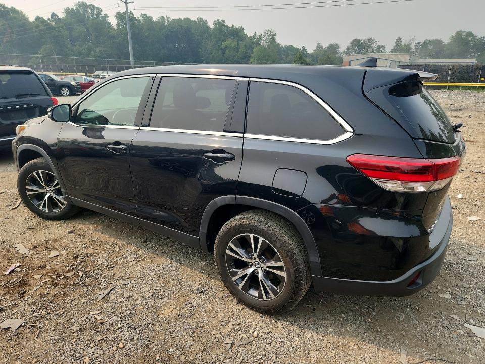 2019 Toyota Highlander VIN 5TDZZRFH0KS347228 COPART salvage auction — REAR END, Md - Certificate Of Title, sold $6,300 on 2026-07-31 (photo 2)