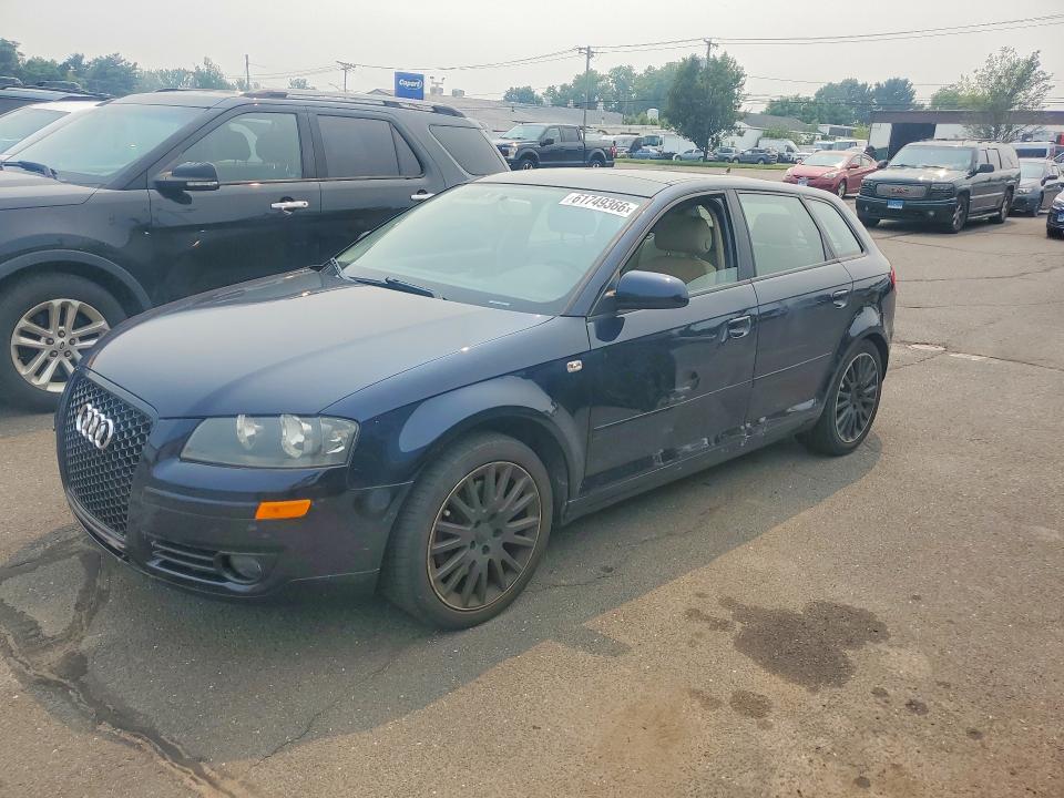 2008 Audi A3 VIN WAUNF78P38A009275 COPART salvage auction — SIDE, CT - CERTIFICATE OF TITLE, sold $450 on 2026-07-28 (photo 1)