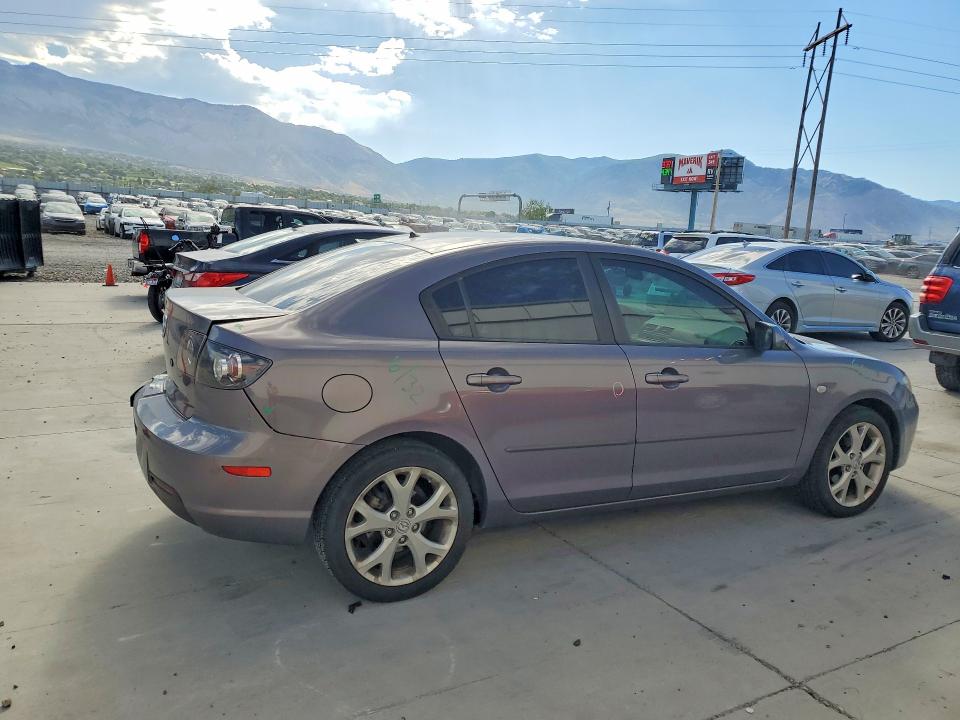2008 Mazda 3 VIN JM1BK32F281127778 COPART salvage auction — REAR END, UT - SALVAGE CERTIFICATE (P), sold $150 on 2026-07-20 (photo 3)