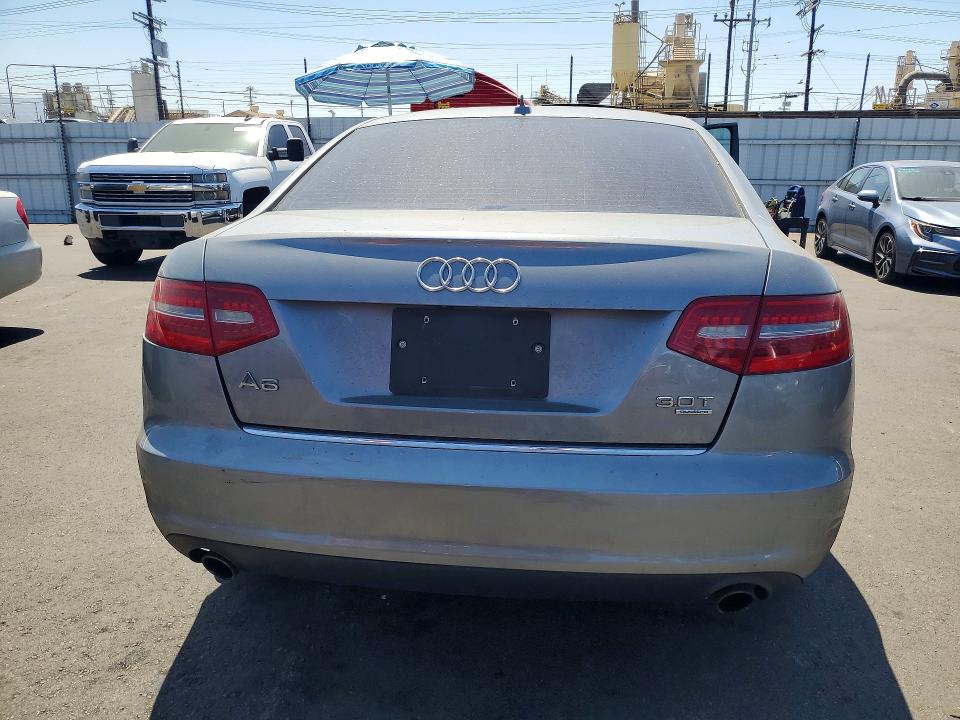 2010 Audi A6 VIN WAUKGAFB3AN026158 COPART salvage auction — FRONT END, CA - SALVAGE CERTIFICATE, sold $400 on 2026-07-22 (photo 6)