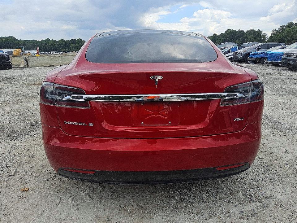 2016 Tesla Model s VIN 5YJSA1E26GF160840 COPART salvage auction — MECHANICAL, GA - CERTIFICATE OF TITLE, sold $6,100 on 2026-07-30 (photo 6)