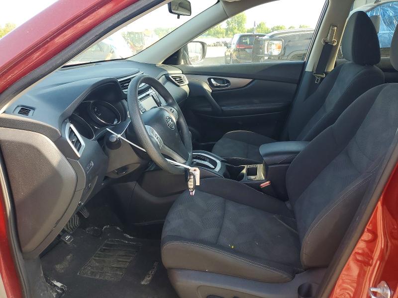 2016 Nissan Rogue VIN KNMAT2MV1GP648185 COPART salvage auction — FRONT END, Oh - Cert Of Title-Salvage, sold $1,350 on 2026-07-13 (photo 7)