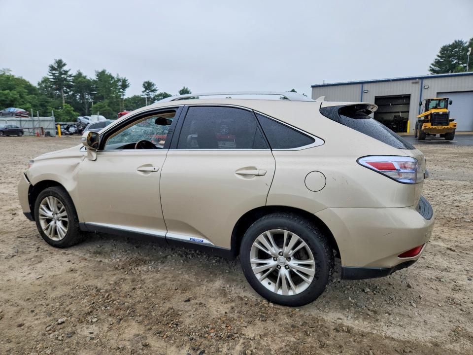 2011 Lexus Rx 450h VIN JTJBC1BA2B2420701 COPART salvage auction — FRONT END, MA - CERT OF TITLE-RECONSTRCTD COLL, sold $2,250 on 2026-07-13 (photo 2)