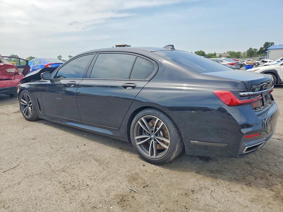 2022 BMW 7er VIN WBA7U2C02NCJ34070 COPART salvage auction — FRONT END, Pa - Certificate Of Salvage, sold $10,500 on 2026-08-07 (photo 2)