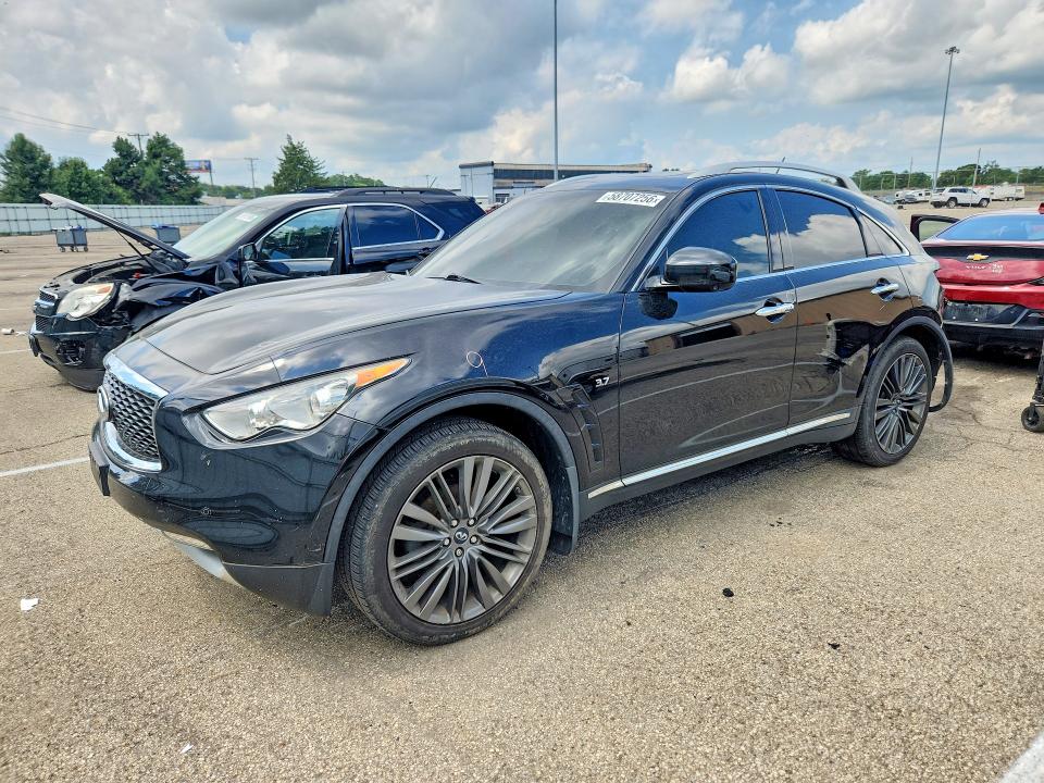 2017 Infiniti VIN JN8CS1MW8HM412042 COPART salvage auction — REAR END, Oh - Cert Of Title-Salvage, sold $2,050 on 2026-07-29 (photo 1)