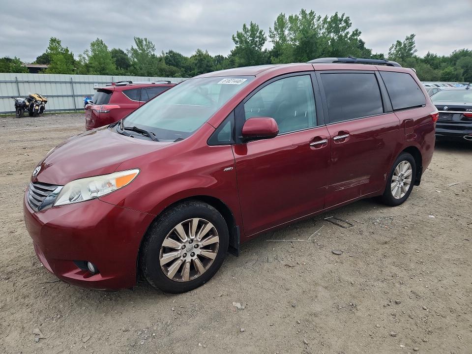 2016 Toyota Sienna VIN 5TDDK3DC7GS145495 COPART salvage auction — SIDE, Ma - Certificate Of Title, sold $125 on 2026-07-29 (photo 1)