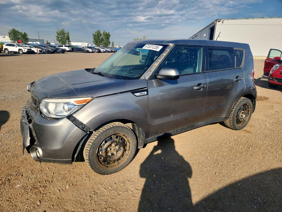 2016 Kia Soul VIN KNDJN2A21G7297539 COPART salvage auction — FRONT END, AB - BOS - SALVAGE, sold $200 on 2026-07-28 (photo 1)