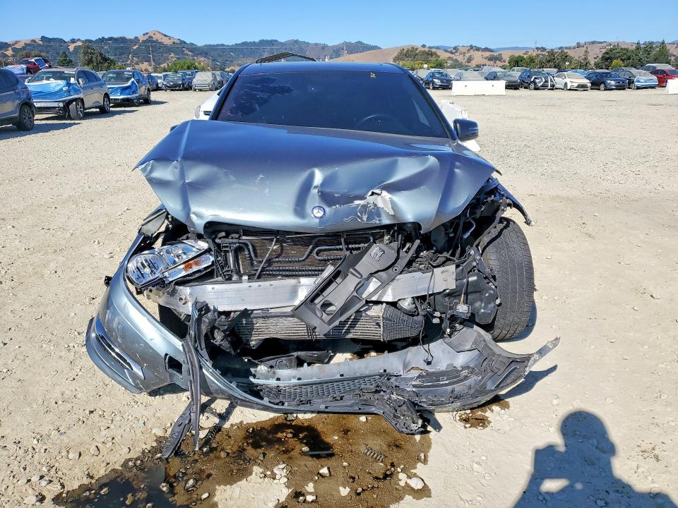 2012 Mercedes-benz C-klasse VIN WDDGF4HB7CR240422 COPART salvage auction — FRONT END, Ca - Salvage Certificate, sold $500 on 2026-08-18 (photo 5)