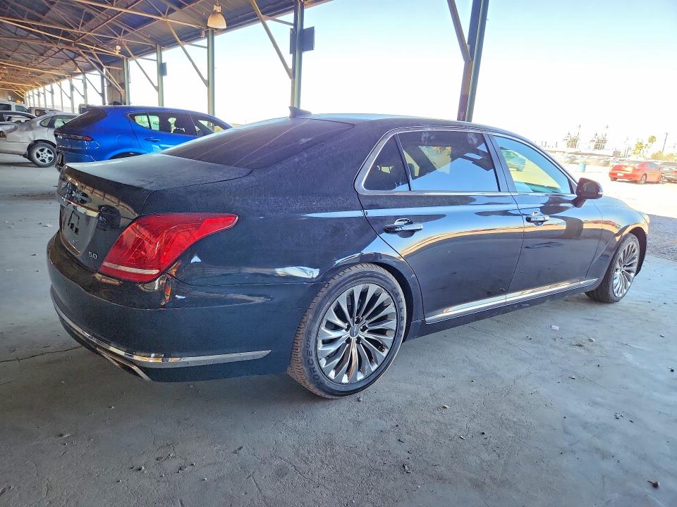 2018 Genesis G90 VIN KMHG54JH4JU048005 COPART salvage auction — NORMAL WEAR, AZ - CERT OF TITLE - SALVAGE (P), sold $5,500 on 2026-07-29 (photo 3)