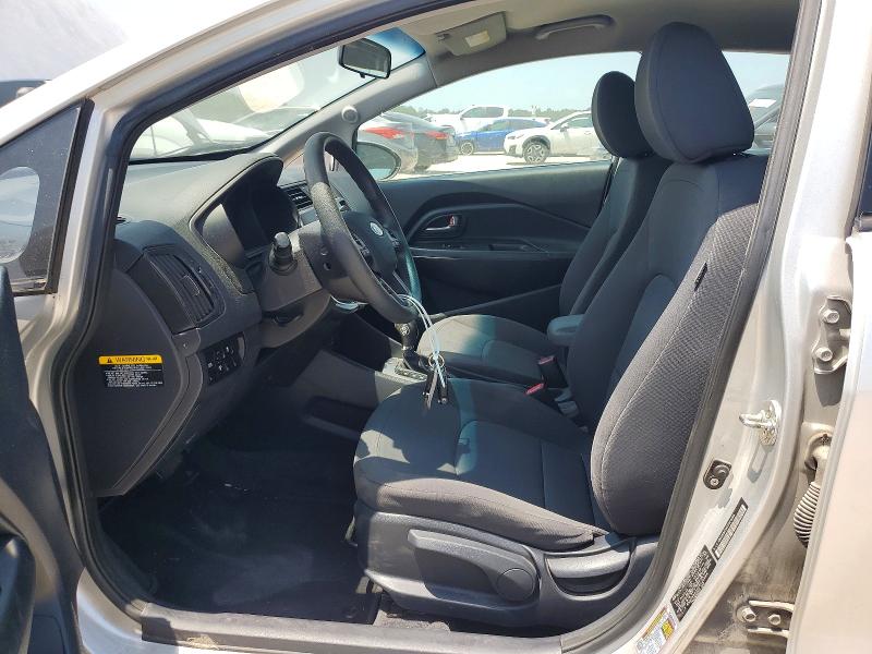 2012 Kia Rio VIN KNADN5A34C6024664 COPART salvage auction — NORMAL WEAR, Tx - Certificate Of Title, sold $250 on 2026-07-24 (photo 7)