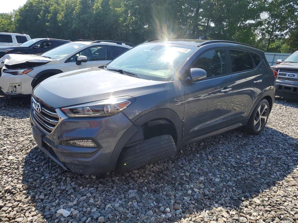 2016 Hyundai Tucson VIN KM8J3CA20GU239558 COPART salvage auction — FRONT END, Ma - Cert Of Title-Reconstrctd Coll, sold $3,900 on 2026-07-23 (photo 1)