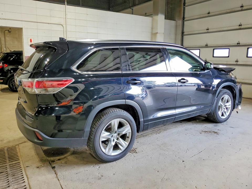 2015 Toyota Highlander VIN 5TDDKRFH6FS099975 COPART salvage auction — FRONT END, Mn - Cert Of Title-Salvage, sold $225 on 2026-07-23 (photo 3)