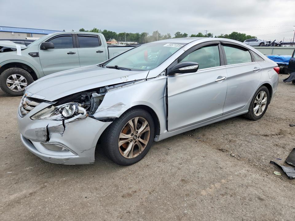 2013 Hyundai Sonata VIN 5NPEC4AC9DH725683 COPART salvage auction — FRONT END, Pa - Certificate Of Salvage, sold $575 on 2026-07-14 (photo 1)