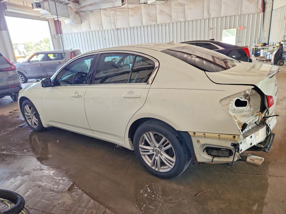 2013 Infiniti G VIN JN1CV6AR3DM354532 COPART salvage auction — REAR END, Wi - Junked Vehicle Bill Of Sale, sold $550 on 2026-08-03 (photo 2)