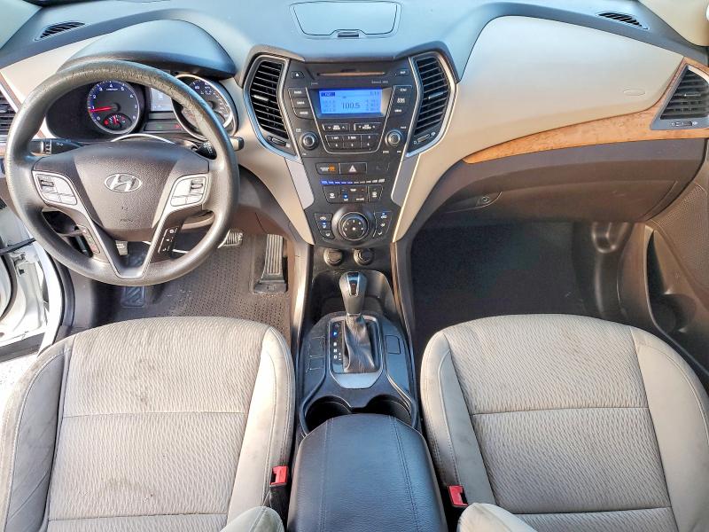 2013 Hyundai Santa fe VIN 5XYZT3LB3DG113518 COPART salvage auction — REAR END, Fl - Cert Of Title Slvg Rebuildable, sold $250 on 2026-07-28 (photo 8)