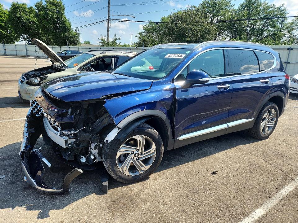 2022 Hyundai Santa fe VIN 5NMS3DAJ6NH410890 — COPART salvage auction photo