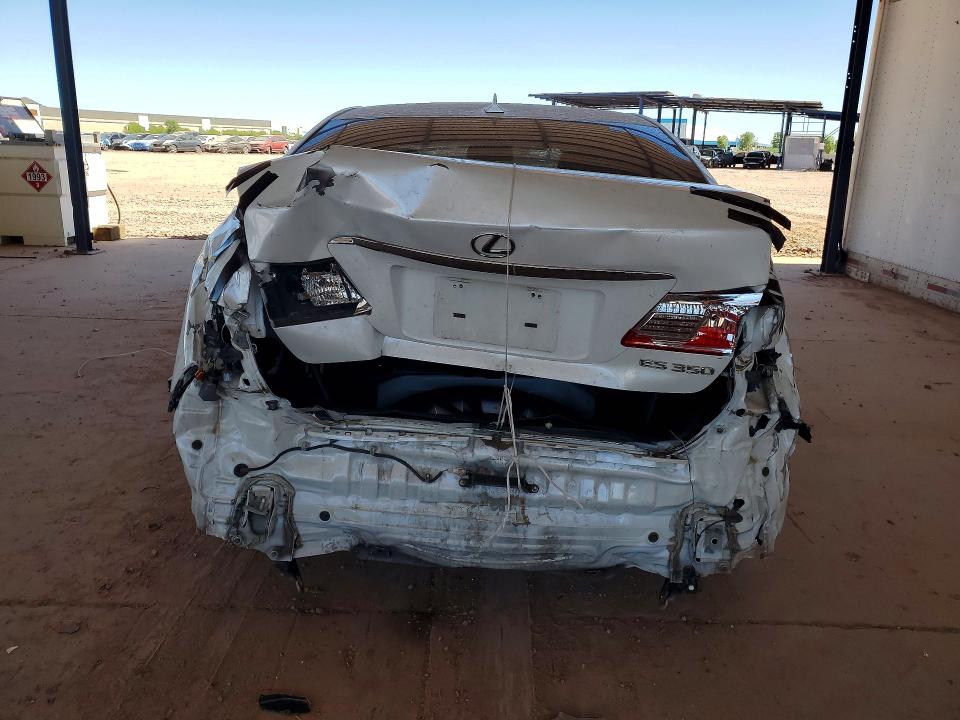 2011 Lexus Es 350 VIN JTHBK1EG4B2437116 COPART salvage auction — REAR END, AZ - CERT OF TITLE - SALVAGE, sold $675 on 2026-07-09 (photo 6)