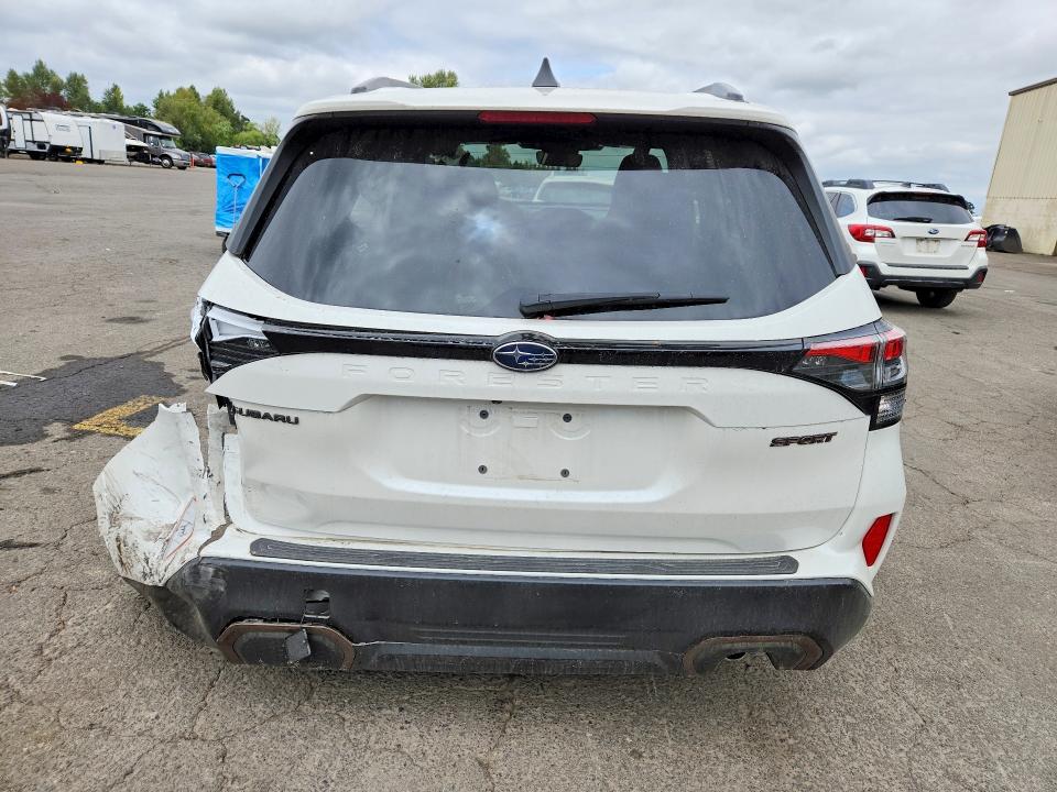 2025 Subaru Forester VIN JF2SLDFC2SH617091 COPART salvage auction — REAR END, Or - Salvage Title Certificate, sold $7,100 on 2026-09-14 (photo 6)