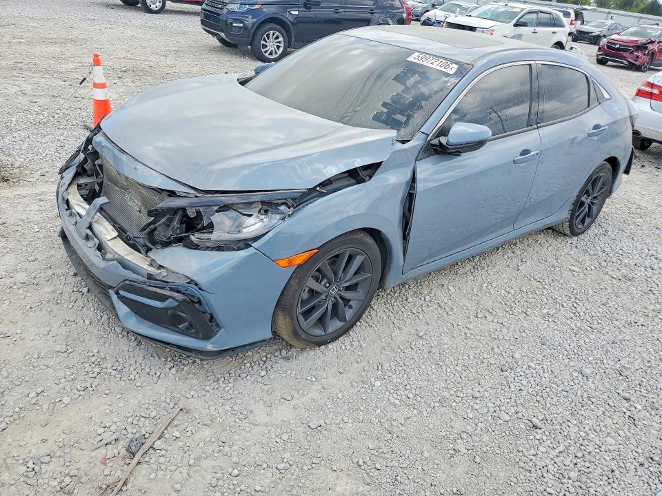 2021 Honda Civic VIN SHHFK7H6XMU218295 COPART salvage auction — FRONT END, Oh - Cert Of Title-Salvage, sold $3,250 on 2026-07-24 (photo 1)