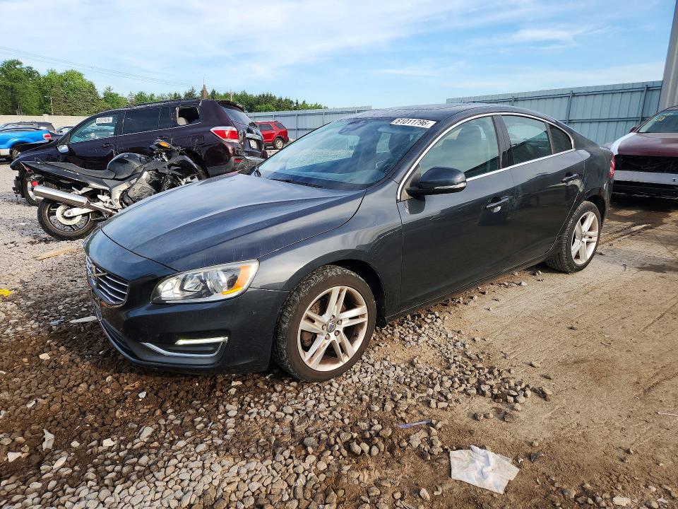 2015 Volvo S60 VIN YV140MFCXF1311622 COPART salvage auction — HAIL, Wi - Certificate Of Title, sold $975 on 2026-08-10 (photo 1)