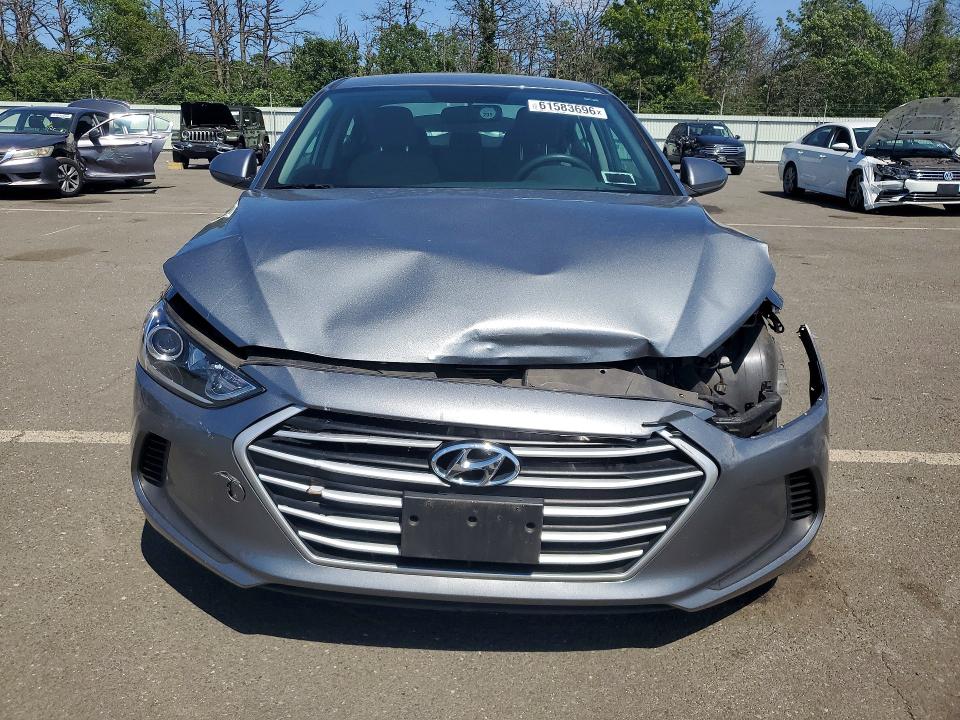 2018 Hyundai Elantra VIN KMHD74LF8JU574355 COPART salvage auction — FRONT END, NY - MV-907A SALVAGE CERTIFICATE, sold $1,900 on 2026-07-27 (photo 5)