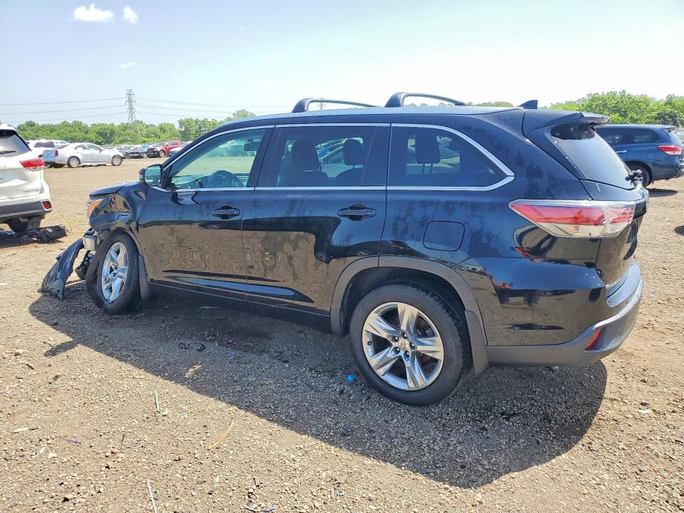 2015 Toyota Highlander VIN 5TDDKRFH9FS163295 COPART salvage auction — FRONT END, IL - SALVAGE CERTIFICATE, sold $325 on 2026-07-24 (photo 2)