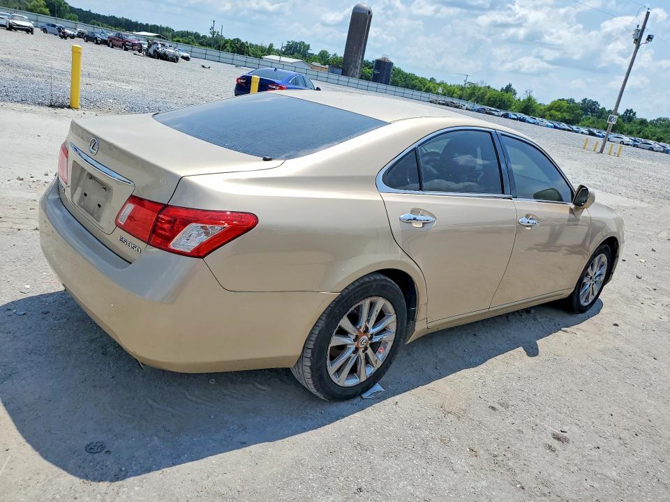 2007 Lexus Es 350 VIN JTHBJ46G772062252 COPART salvage auction — REAR END, AL - CERTIFICATE OF TITLE, sold $775 on 2026-07-23 (photo 3)