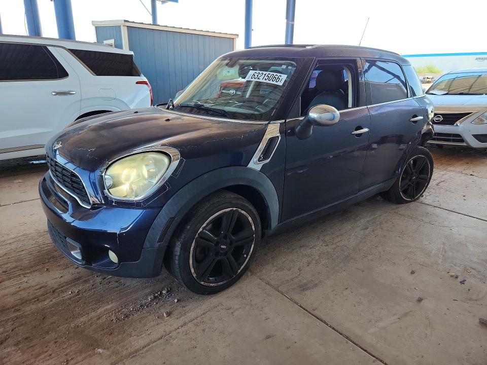 2014 Mini Cooper VIN WMWZC3C57EWP28472 COPART salvage auction — REAR END, Az - Cert Of Title - Salvage, sold $550 on 2026-08-13 (photo 1)