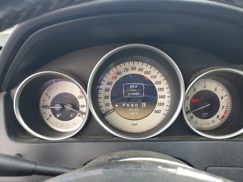 2012 Mercedes-benz C-klasse VIN WDDGF8BB2CA669871 COPART salvage auction — HAIL, Oh - Certificate Of Title, sold $500 on 2026-08-06 (photo 9)