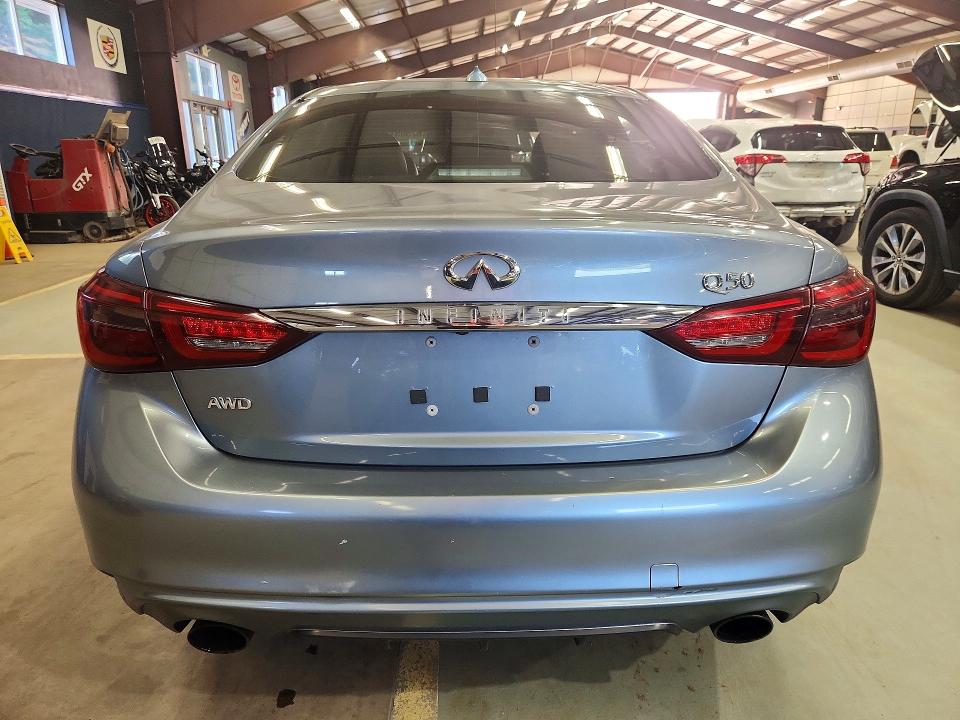 2018 Infiniti Q50 VIN JN1EV7AR8JM436508 COPART salvage auction — SIDE, Tn - Certificate Of Title (P), sold $4,450 on 2026-07-27 (photo 6)