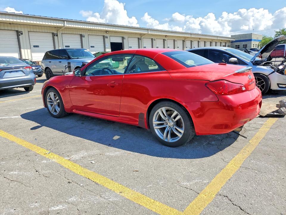 2010 Infiniti G VIN JN1CV6FE7AM352137 COPART salvage auction — REAR END, KY - CERT OF TITLE-SALVAGE (P), sold $1,400 on 2026-07-23 (photo 2)