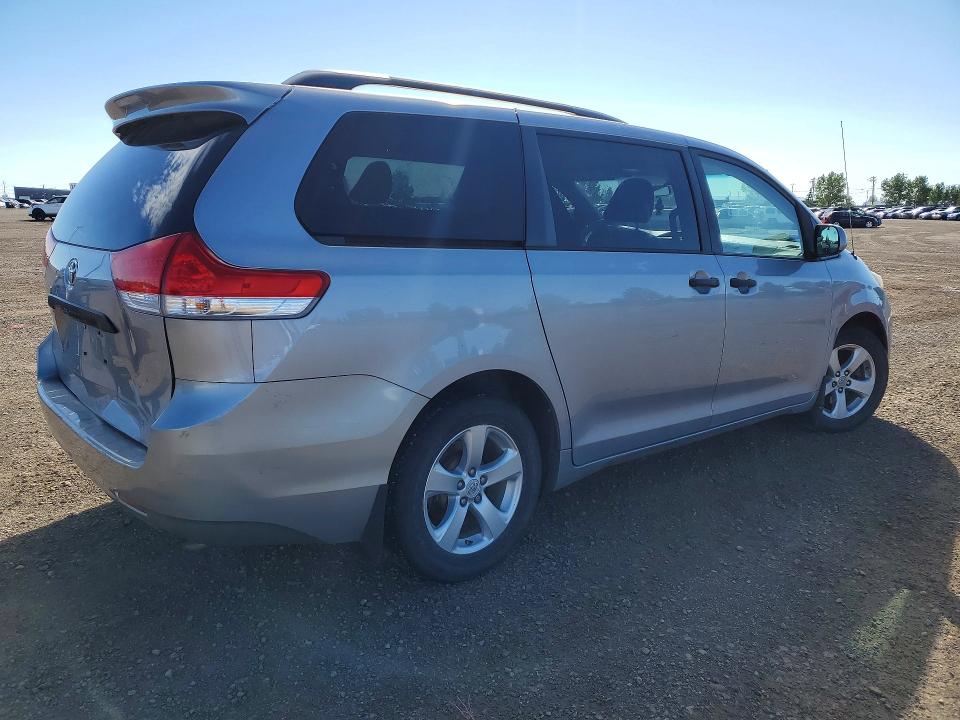 2012 Toyota VIN 5TDZK3DC3CS182754 COPART salvage auction — REAR END, Ab - Bos - Active, sold $2,450 on 2026-07-21 (photo 3)