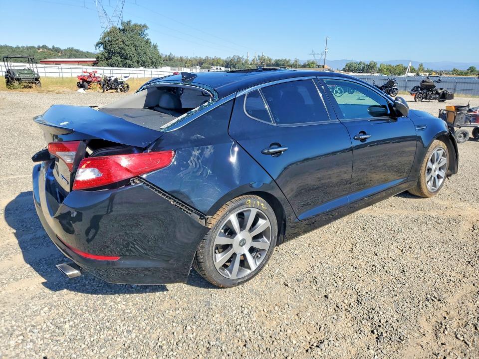 2013 Kia VIN 5XXGR4A64DG131595 COPART salvage auction — REAR END, CA - SALVAGE CERTIFICATE, sold $650 on 2026-07-24 (photo 3)