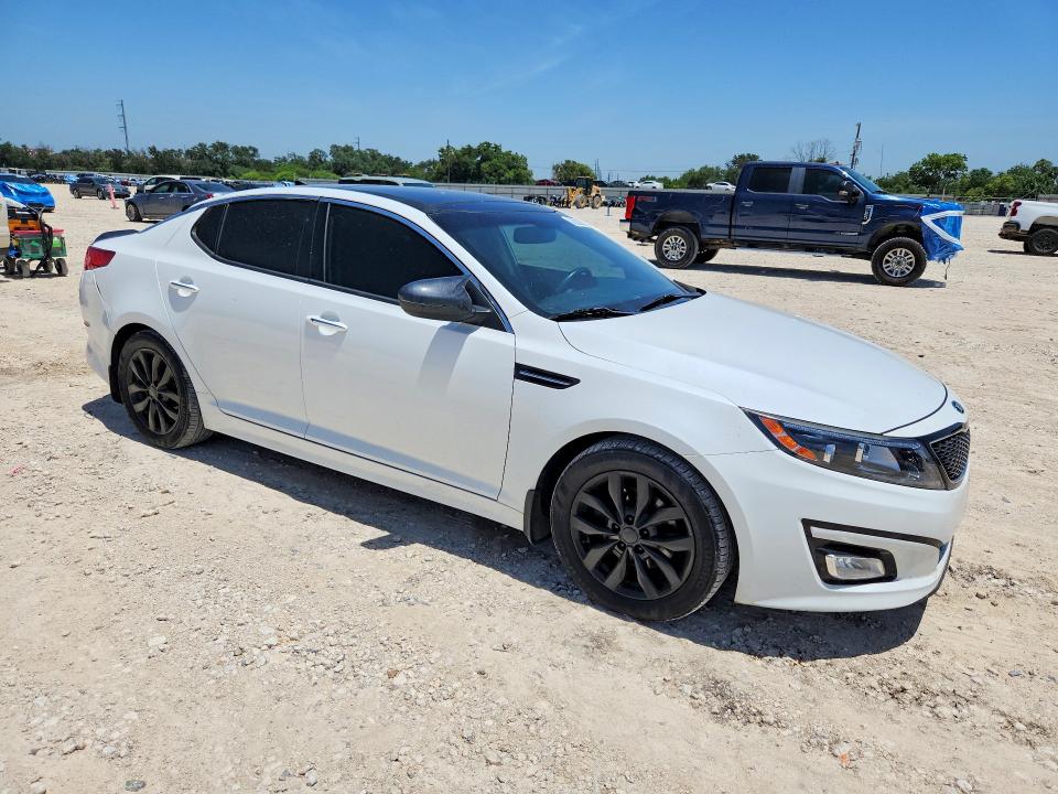 2015 Kia Optima VIN 5XXGN4A75FG515943 COPART salvage auction — MECHANICAL, Tx - Cert Of Title-Rebuilt Salvage, sold $1,350 on 2026-07-30 (photo 4)