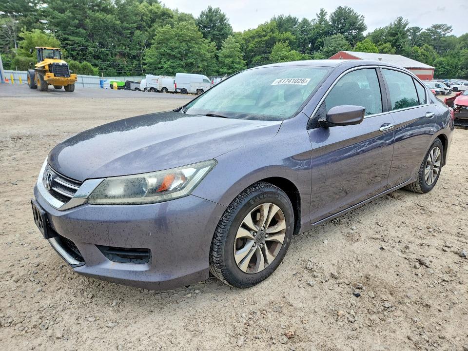 2014 Honda Accord VIN 1HGCR2E30EA124872 COPART salvage auction — SIDE, Ma - Cert Of Title-Reconstrctd Coll, sold $1,350 on 2026-07-27 (photo 1)