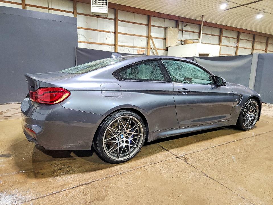2018 BMW M4 VIN WBS4Y9C52JAC88150 COPART salvage auction — HAIL, Oh - Cert Of Title-Salvage, sold $16,000 on 2026-07-30 (photo 3)