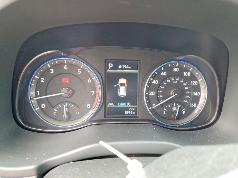 2022 Hyundai Kona VIN KM8K6CAB9NU888901 COPART salvage auction — ROOF, Salvage Title, sold $400 on 2026-07-29 (photo 9)
