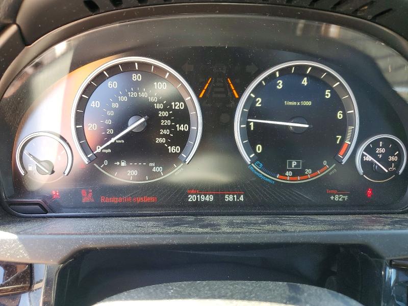 2015 BMW X5 VIN 5UXKR0C54F0P02951 COPART salvage auction — REAR END, Ma - Cert Of Title-Reconstrctd Coll, sold $450 on 2026-07-22 (photo 9)