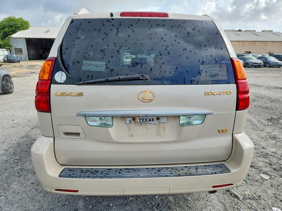 2003 Lexus Gx 470 VIN JTJBT20X930014313 COPART salvage auction — MECHANICAL, Tx - Certificate Of Title (P), sold $3,800 on 2026-07-28 (photo 6)