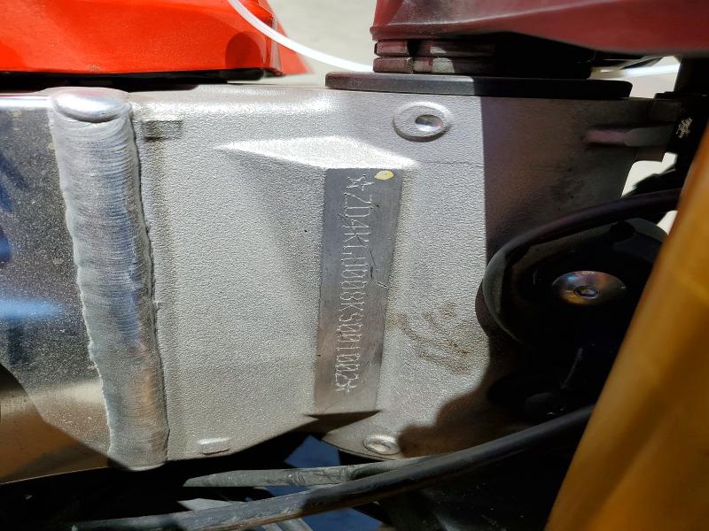 2019 Aprilia Tuono v4 VIN ZD4KGU008KS001002 COPART salvage auction — FRONT END, CA - SALVAGE CERTIFICATE, sold $2,250 on 2026-08-13 (photo 9)